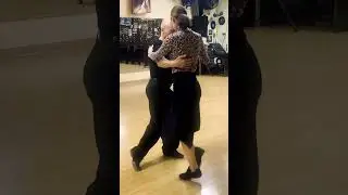 задание сакады. пара из Владивостока. #tango #танго #урокитанго #sacada