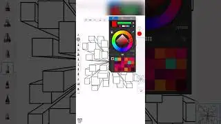 Cool And Simple Perspective Geometry 008 - Simple Arts | Autodesk Sketchbook 