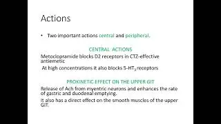 EMETICS AND ANTIEMETICS