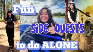 Fun Solo Side Quests ANYONE Can do Alone | Side Quests with Daniella