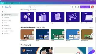 How to create a new design from the home page in Canva?
