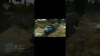 ЗИЛ-131 помогает выбраться шишиге #mudrunner #shorts