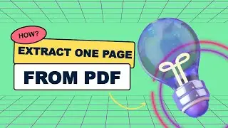 How to Extract One Page from PDF Recipe? (Windows&Mac)