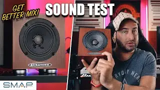 AUDIO TEST AURATONE 5C Super Sound Cube MONITOR Speakers | SMAP Audio