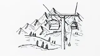 How to Draw a Mountain Lift