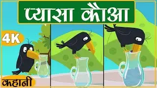 THE THIRSTY CROW IN HINDI | प्यासा कौवा  |