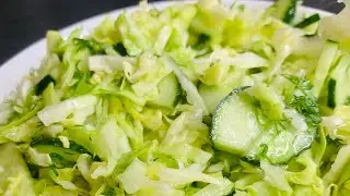 ВКУСНЫЙ ЛЕТНИЙ САЛАТ ПЯТИМИНУТКА!!!!