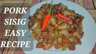 PORK SISIG EASY RECIPE | How to cook| Tipid-Easy Recipes
