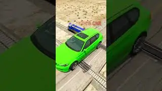 Cars VS Train in BeamNG Drive 🤪 