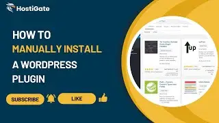 How to Manually Install a WordPress Plugin | HostiGate