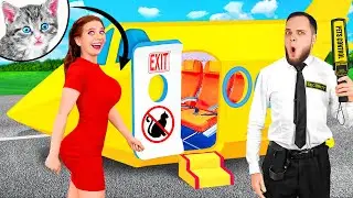 Как Пронести Домашних Животных в Самолёт | Веселые Идеи от Fun Fun Challenge