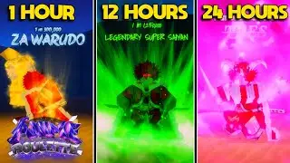 Grinding Anime Roulette For 24 Hours In Roblox Part 3!.. And This Is What I Got!