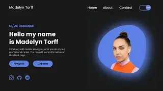 Build a Stunning Portfolio Website (HTML, CSS & JS)
