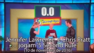 'Regra dos 5 Segundos' com Jennifer Lawrence e Chris Pratt (legendado)