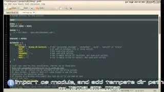 Full Web Framework Python Django Tutorial VI Blog - Create First Template - Linux/Ubuntu/Windows