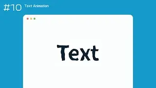 HTML CSS SVG Squiggle Text Animation