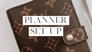 LV PM Agenda Set Up & 2025 Planner Chat | Travel & On The Go Planner