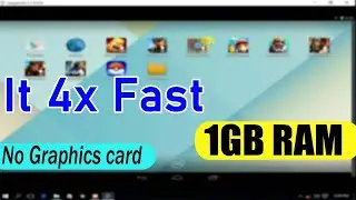 New The Best Emulator For 1GB RAM PC To Run Games Without Graphics Card ||