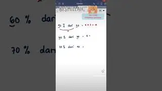 Cara mudah mengitung persentase #caramudahmatematika #matematikamudah #trikmatematika #matematika