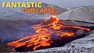 Fagradalsfjall Volcano in Iceland - 3 day Time-lapse