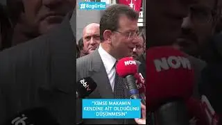 Kurum ile yaptığı görüşmeyi böyle anlattı #imamoğlu #kurum