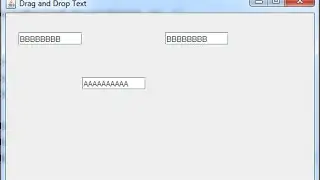 Java - How To Drag And Drop Text In Java Netbeans [ with source code ]