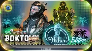 Bokto Armor & Irradiated Prism Shotgun with Testudo Armor Wikelo Editions 🌴👽🌴 Showcase 