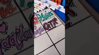 GTA BUT in Calligraphy🖋️ #gta #gta6 #gta5 #calligrahy #signature #viral #phonk #shorts  #sigma