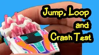 Hot Wheels Loopster jump and crash test
