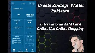 Zindagi Wallet App Free Account Open And International ATM Card For Online Shopping #ZindagiWallet