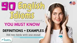 Learning English Like a Piece of Cake 🍰 90 English Idioms + Real-life Examples [Special Release 🎉]