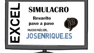 Simulacro Excel | Examen Auxiliar y Administrativo