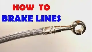 How To Install Steel Braided Brake Lines On Motorcycle