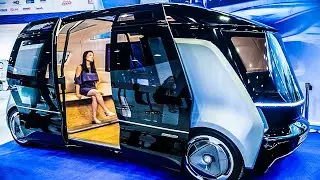 НОВЫЙ  КАМАЗ    автопилотируемый электробус  ,  КAMAZ-1221 ШАТЛ