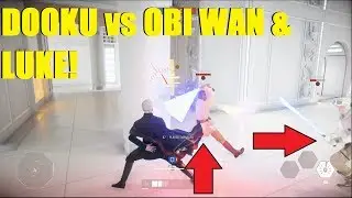 Star Wars Battlefront 2 - Count Dooku vs Obi Wan & Luke Skywalker! Absolutely destroyed enemy team!