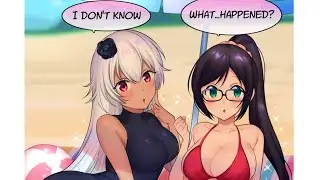TG TF Boy to girl (magic beach) TG body change Gender bender Body swap