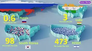 How Many Countries Can Fit in the USA?