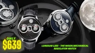 LORESUM LS03 - THE MOON Mechanical Regulator Watch $639 I Brain Discover