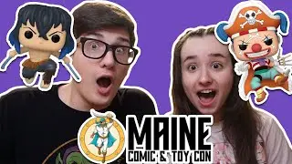 GETTING ANIME FUNKO POPS SIGNED AT MAINE COMIC AND TOY CON 2023