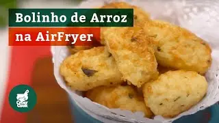 Mais praticidade com esse Bolinho de Arroz na AirFryer