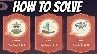 How to align the Censer, Ship and Kite puzzles | Genshin Impact
