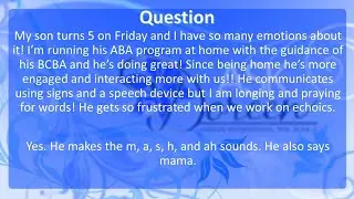 Ask Dr.  Doreen: Helping with Words