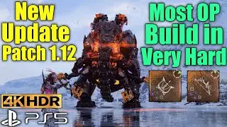 The Most Op Build Very Hard Mode Horizon Forbidden West Update 1.12 Patch PS5 Gameplay 4K 60FPS HDR
