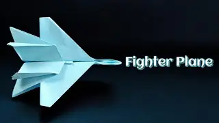 **Best Paper Airplane Designs: Origami Fighter**