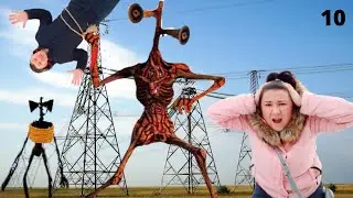 Фильм Сиреноголовый в городе в реальной жизни! Movie Siren head in real life/ ПОЙМАЛИ ДЕТЕНЫША