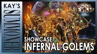 PoE 3.19 - Infernal Golems Elementalist - Infernal Legion + Golems really works!