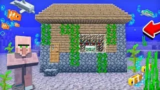 Я НАШЁЛ СЕКРЕТНЫЙ ДОМ ЖИТЕЛЯ ПОД ВОДОЙ В МАЙНКРАФТ | Риколит Minecraft