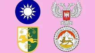 Coats of Arms (Emblems) of countries with Limited Recognition
