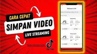 Cara Simpan Video live streaming di Tiktok #tutorial #caramudah #tiktok #streaming #trending