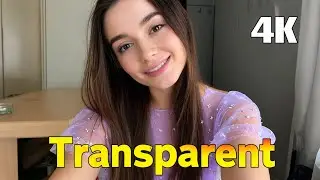 🛍️Transparent Lingerie Try -On haul | 4K Micro Bikini Try-On haul 4K 